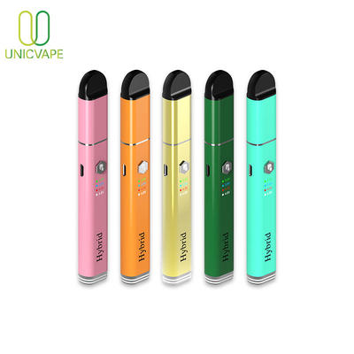 Préchauffez la bobine hybride 650Mah de quartz de Cbd de stylo de vaporisateur de cire de concentré
