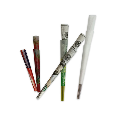 De riz brun de papier cône 84mm brûlants lents de petit pain pré 98mm ROHS approuvés