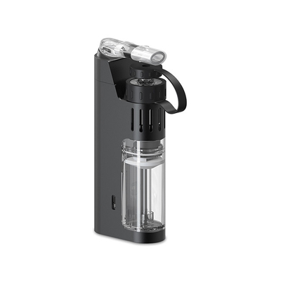 Le stylo en verre incurvé 3000mah de vaporisateur de concentré d'embouchure mouillent la cire Vape