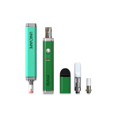 15s préchauffent la limande jetable Rig Quartz Chamber de vaporisateur de système de cosse