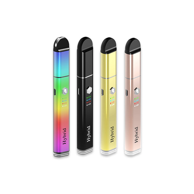 La batterie rechargeable 3 de l'atomiseur CBD de quartz dans 1 préchauffent 510 le fil 4.8V 500mah
