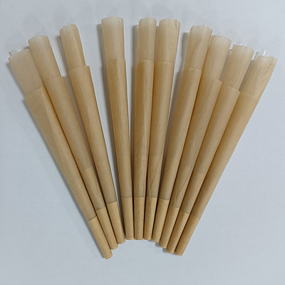 Filtre blanc de Brown 30mm de cône privé de Logo Printed Hemp Pre Roll